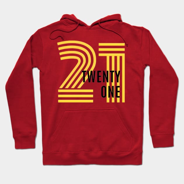 vintage-21 birthday Hoodie by soorney